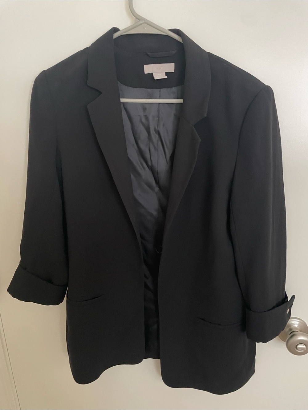 H&M Black Women's Tailored Blazer Jacket